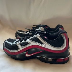 Nike Reax Run 5 Black Pink running shoes women size 8